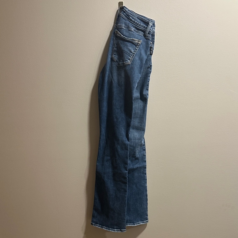 Silver Jeans Women's Straight Leg in Deep Blue